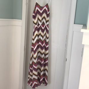 Multi color maxi dress